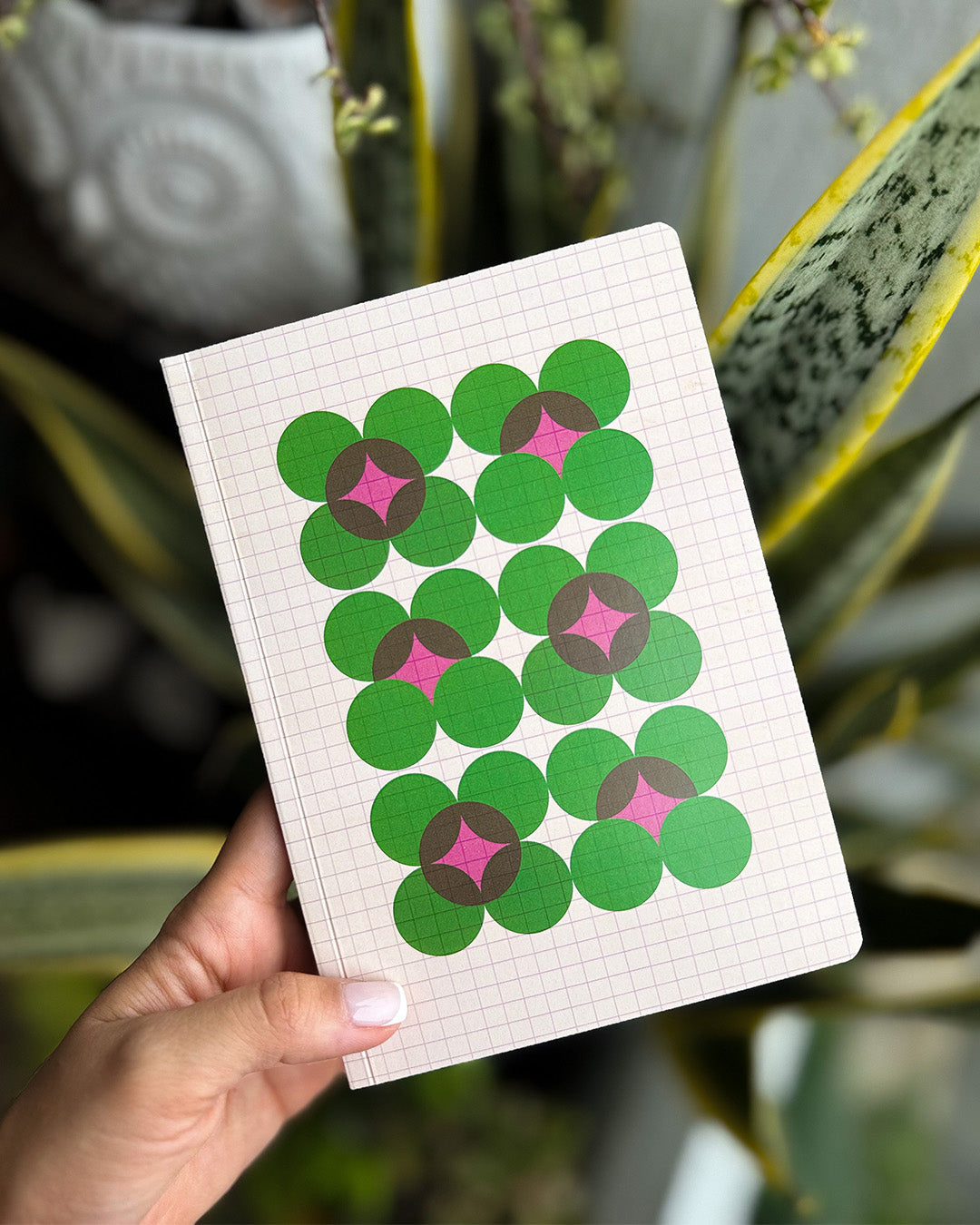 Libreta pequeña flores